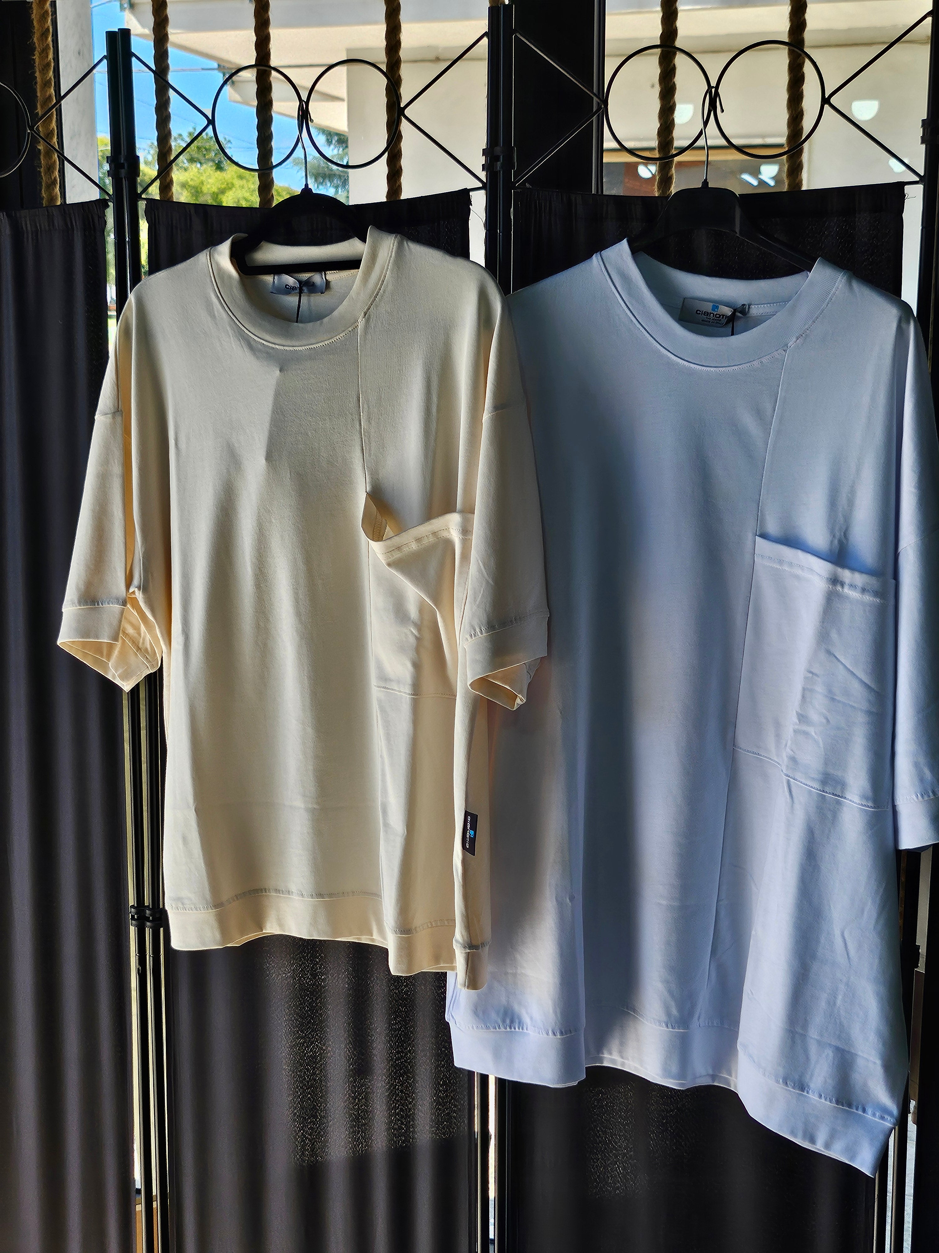 T-shirt over