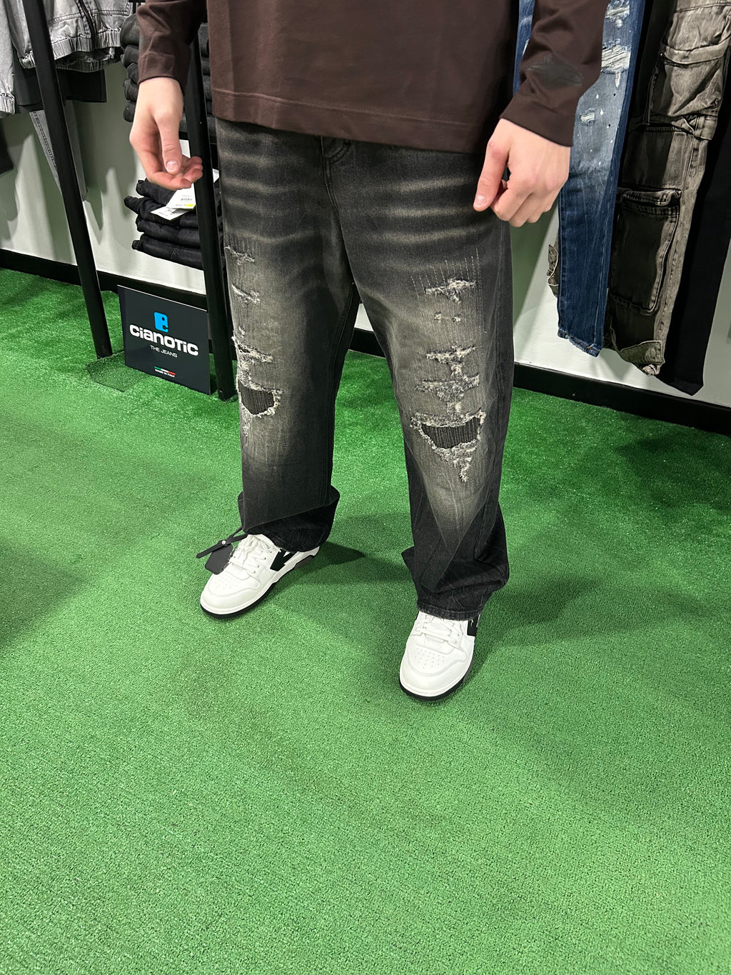 Jeans Repatch Cianotic