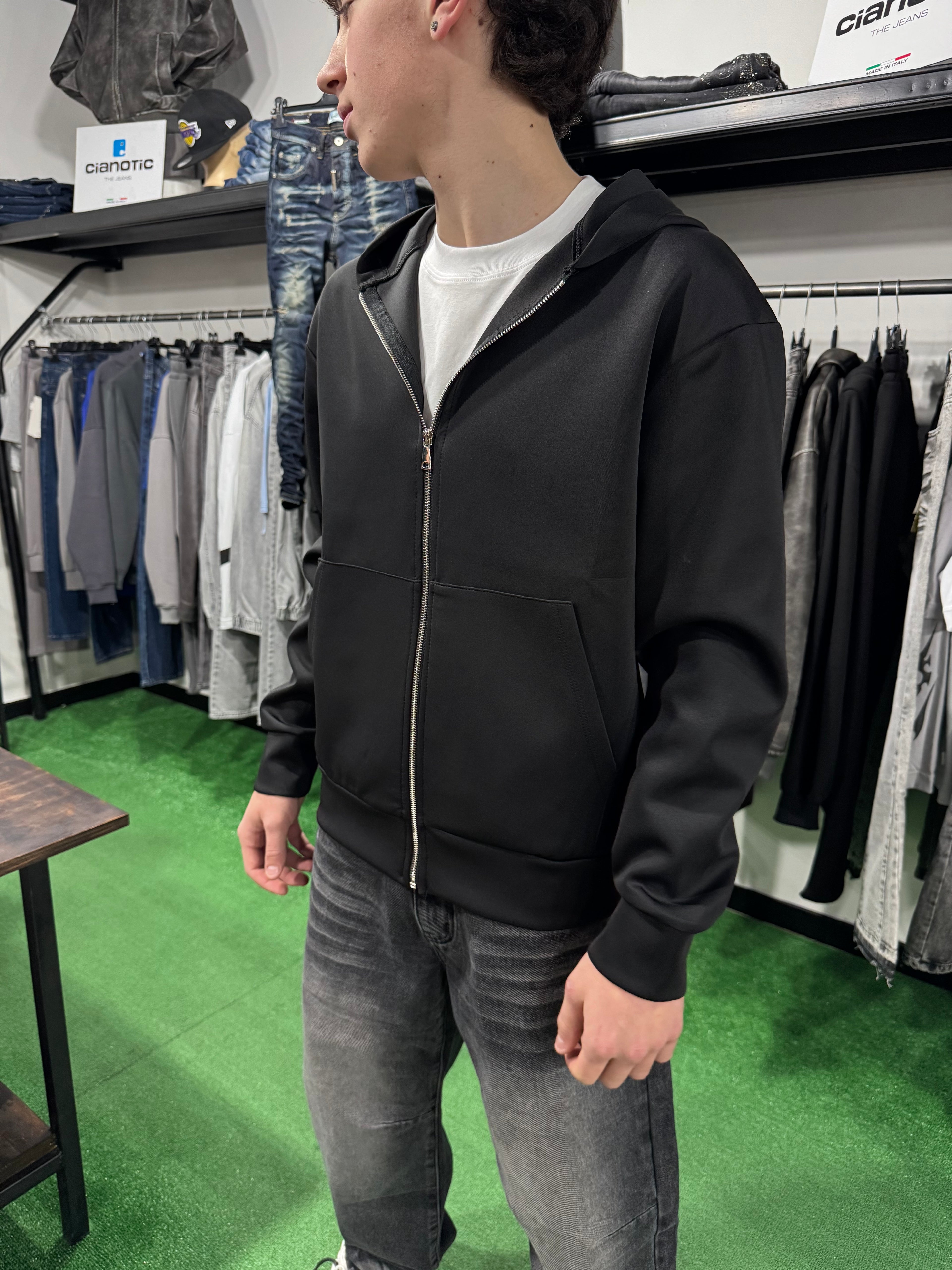 Felpa Zip Scuba