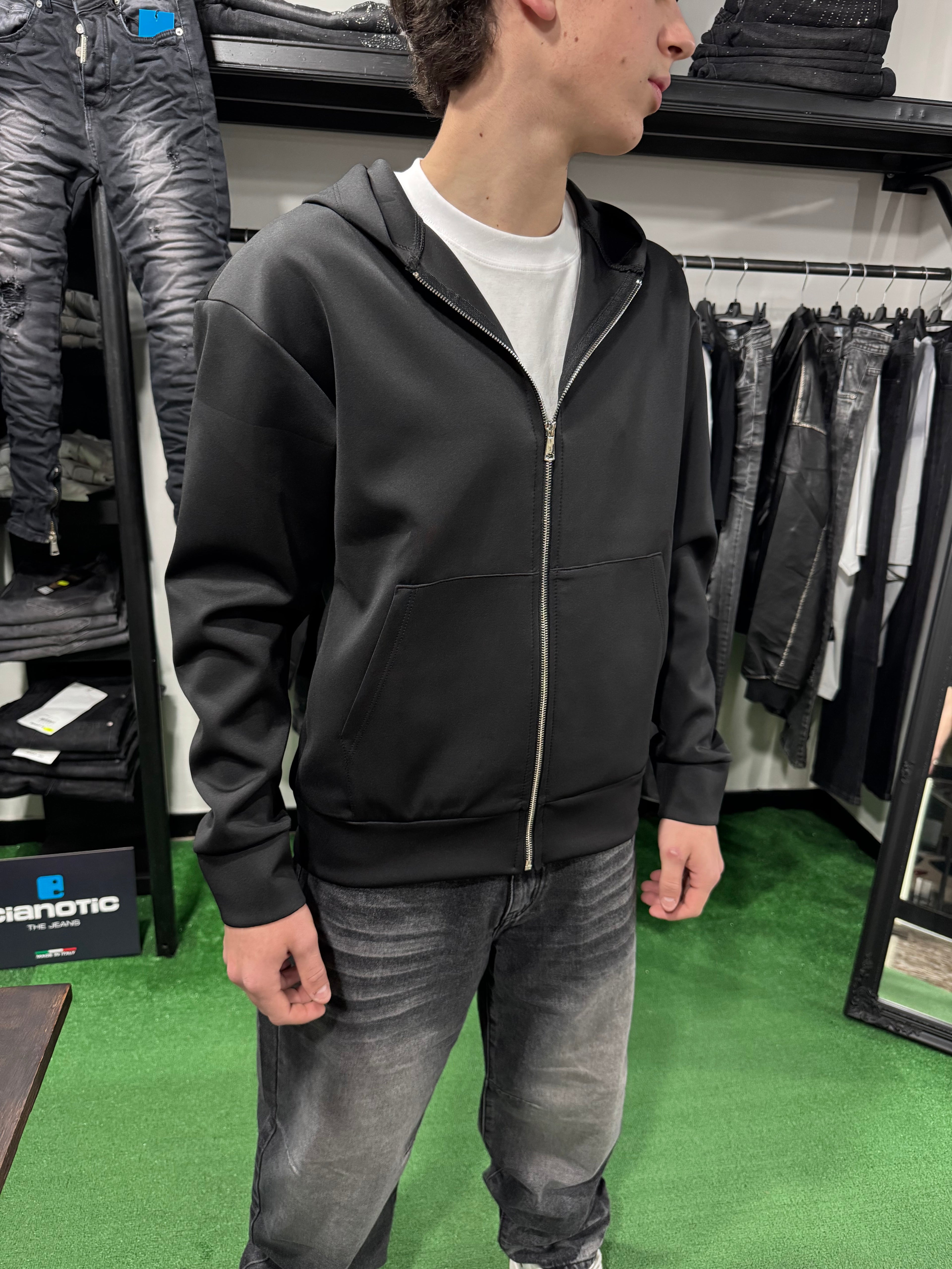 Felpa Zip Scuba
