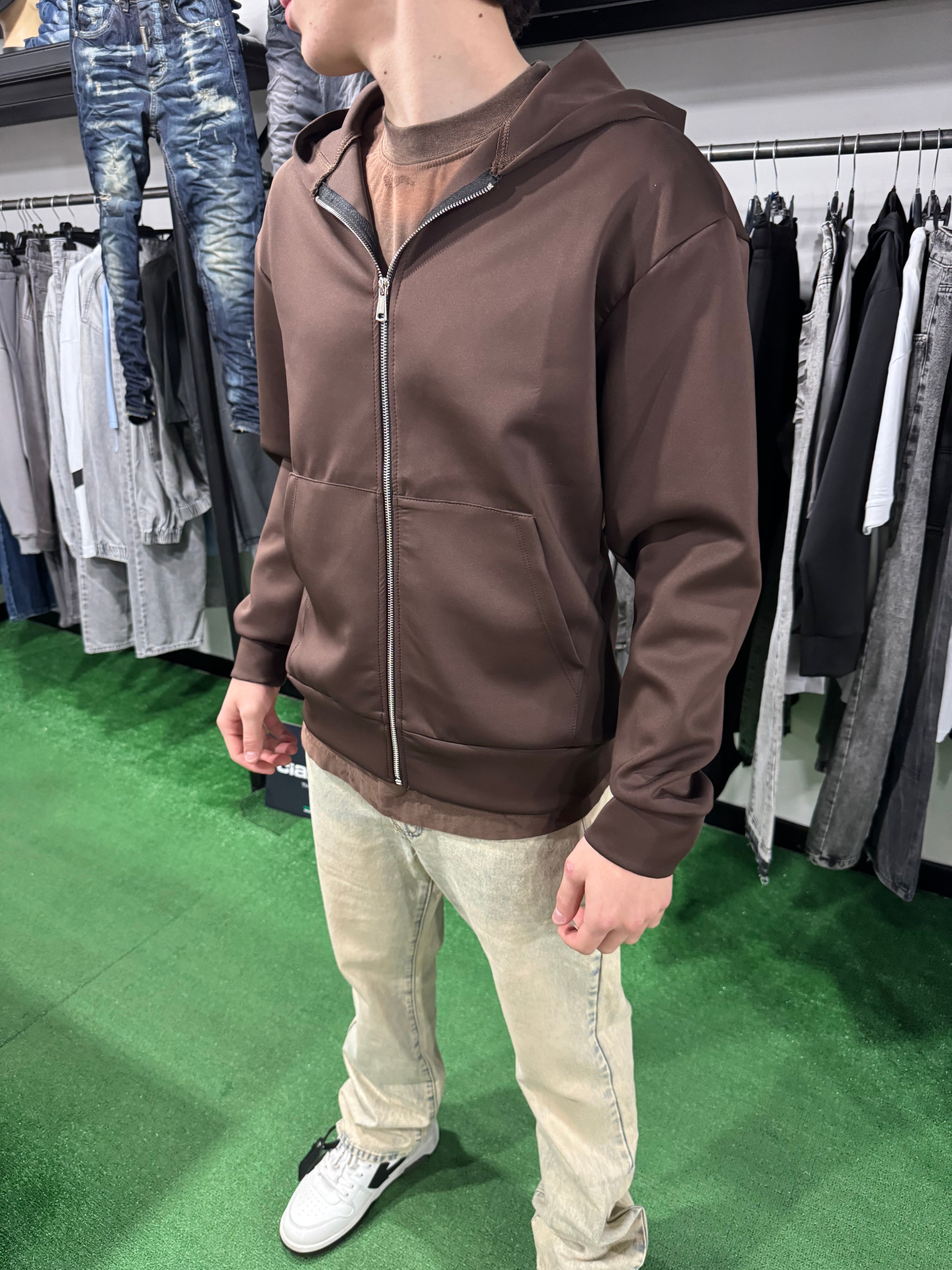 Felpa Zip Scuba