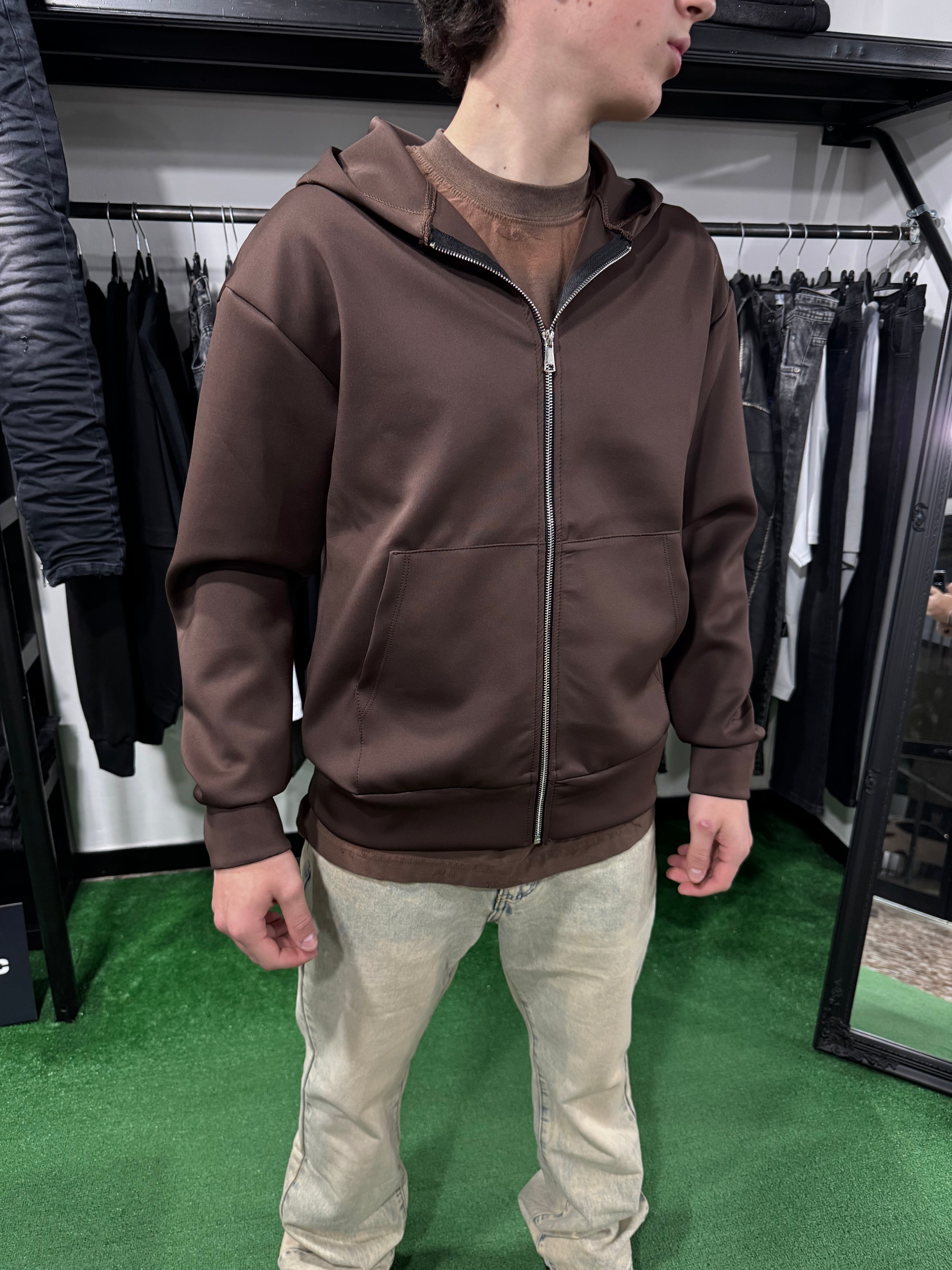 Felpa Zip Scuba