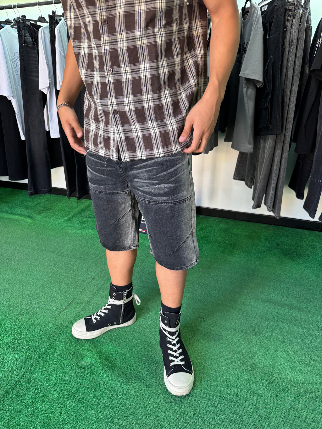 Shorts Denim Shadow Black
