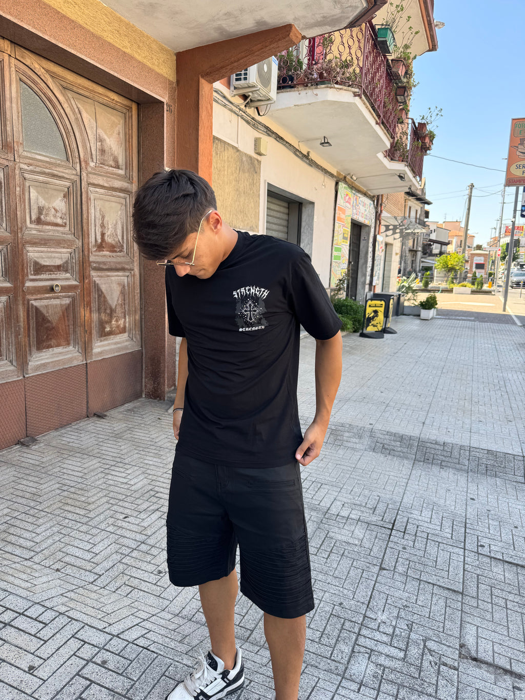 T-shirt Shadow Cross