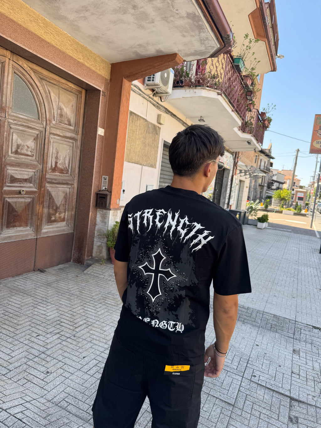 T-shirt Shadow Cross