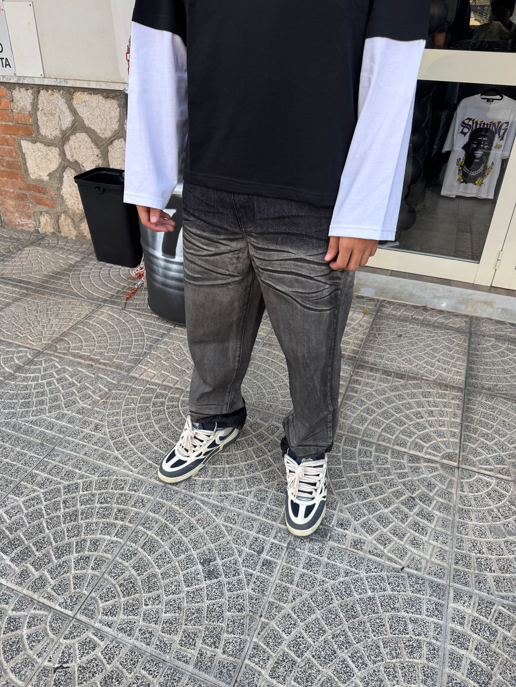 Jeans Baggy Fumé