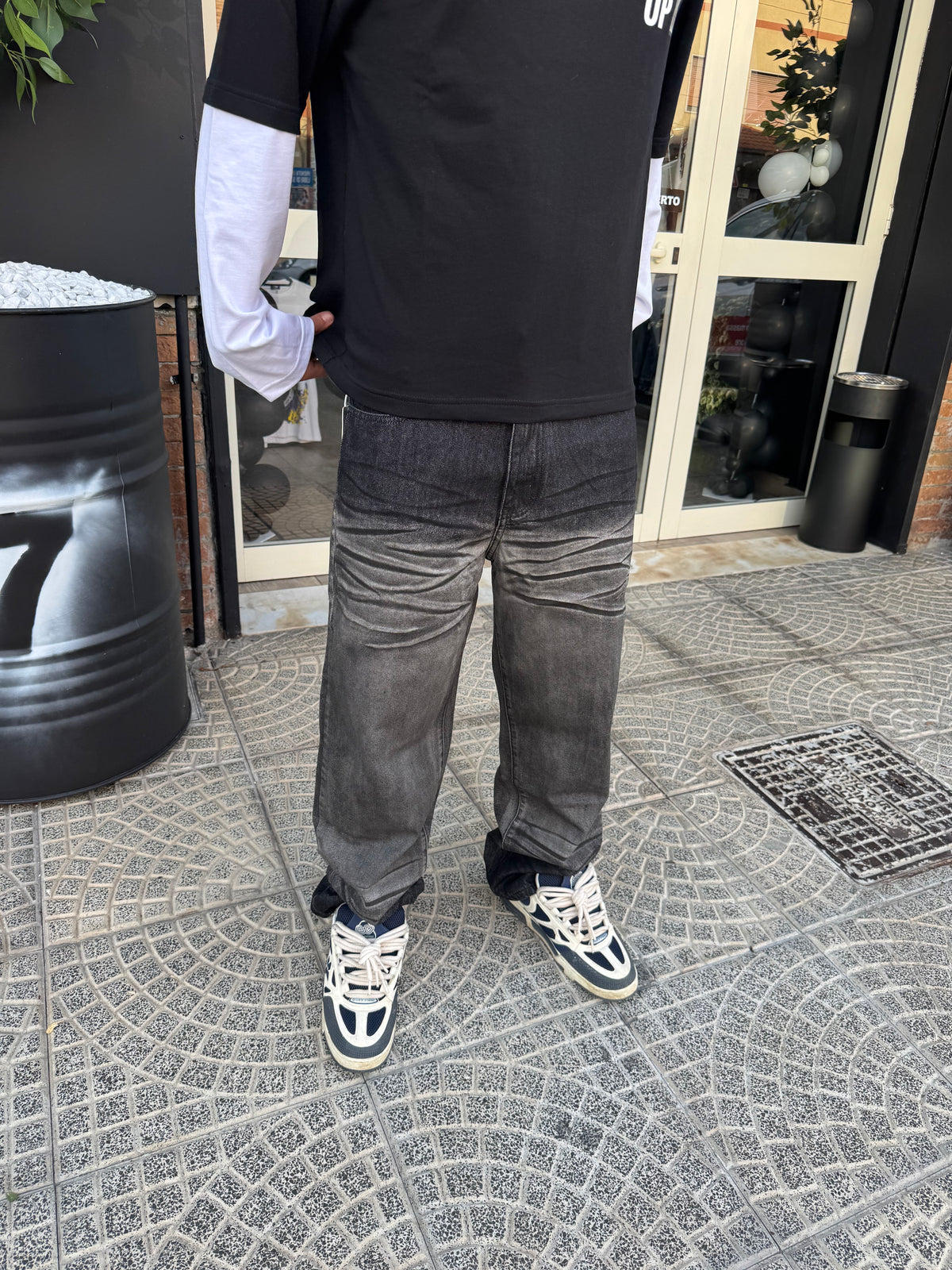 Jeans Baggy Fumé