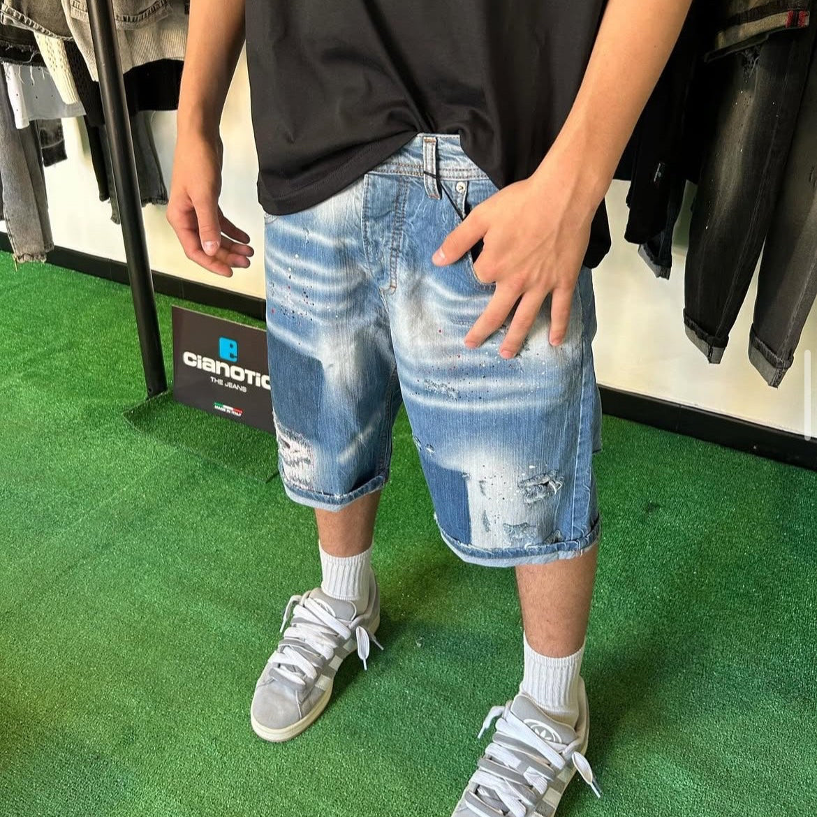 Short Barca Blu